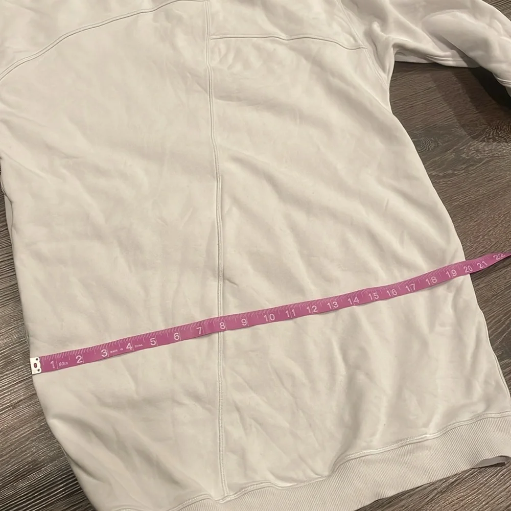 🗻Lululemon Broken Beats crew neck sweatshirt Dress Alpine White size xs - Picture 5 of 10